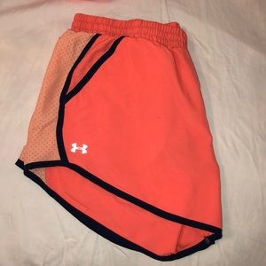 Women’s Under Armour Dri-Fit Shorts Coral/Navy